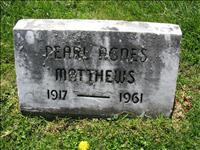 Matthews, Pearl Agnes